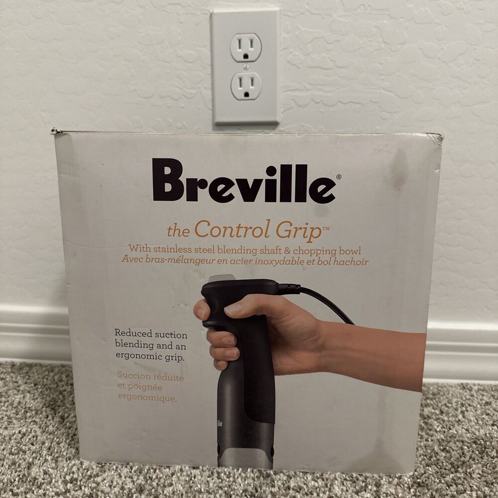 New Breville 42-oz The Control Grip Immersion Blender BSB510XL